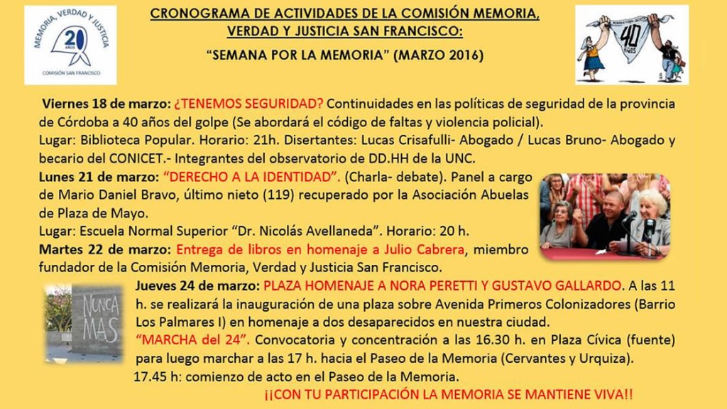 interna memoria y justicia