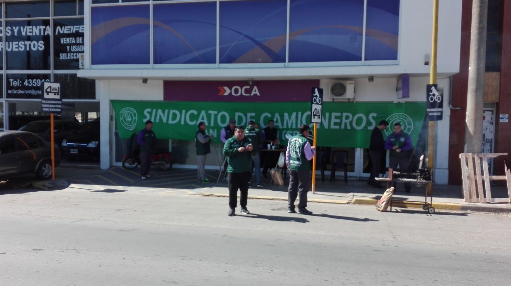 Protesta Camioneros