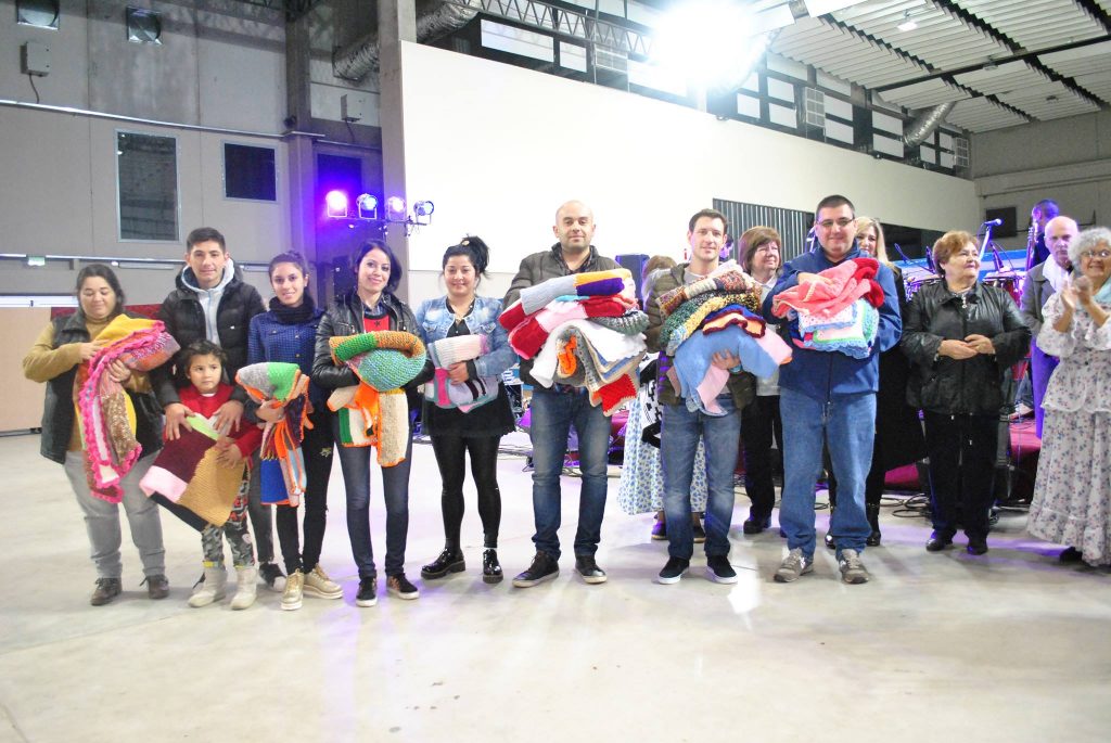 Lo producido en la campaña "Al frío le ponemos corazón..."