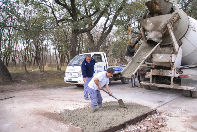 Los trabajos se realizan en la zona norte