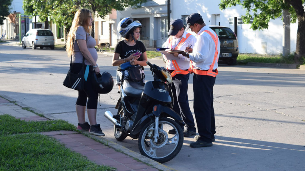 La Policía Municipal realizó controles en distintos puntos de la ciudad