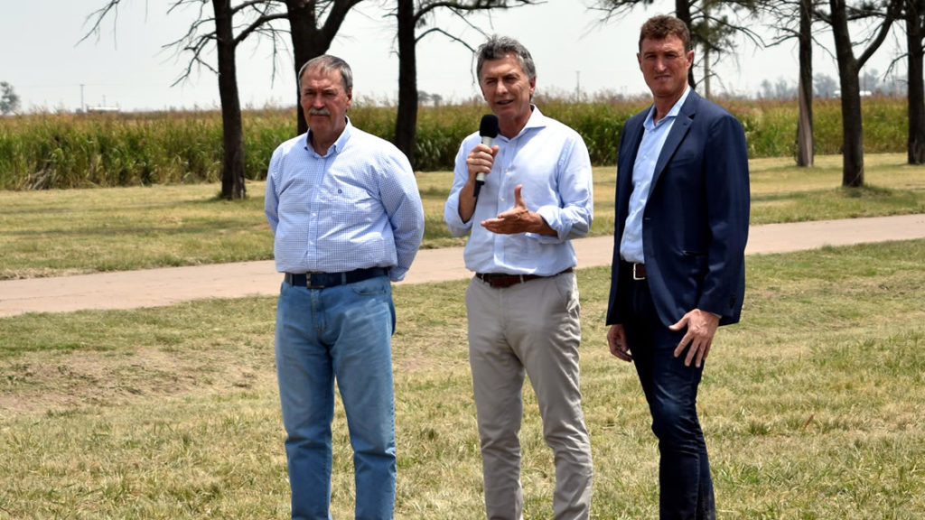 Scharetti, Macri y García Aresca