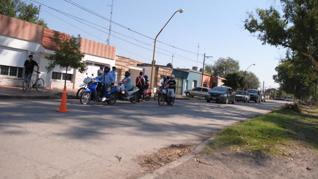 El operativo fue en barrio Sarmiento