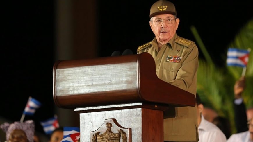 El presidente de Cuba, Raúl Castro