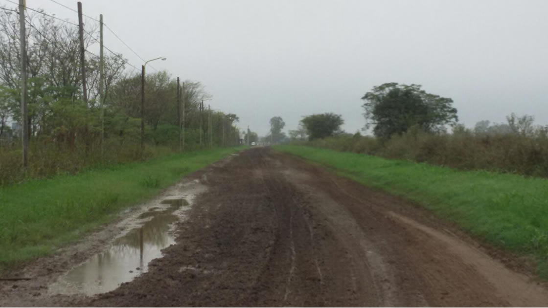 Así está Av. Juan de Garay luego de las lluvias