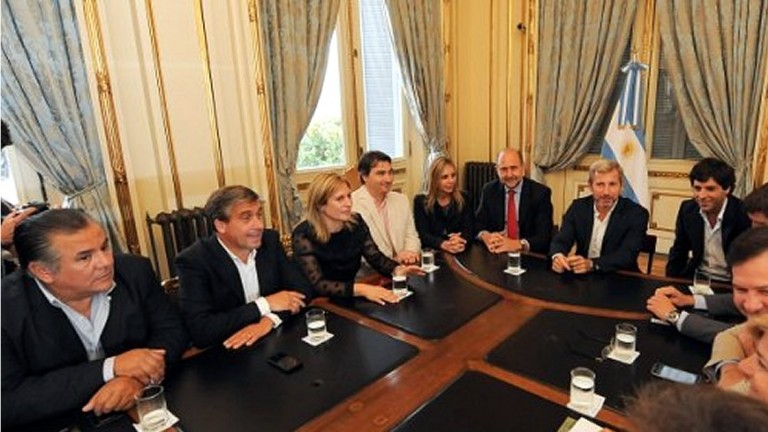 Intendentes y Presidentes comunales del PJ se reunieron con Frigerio