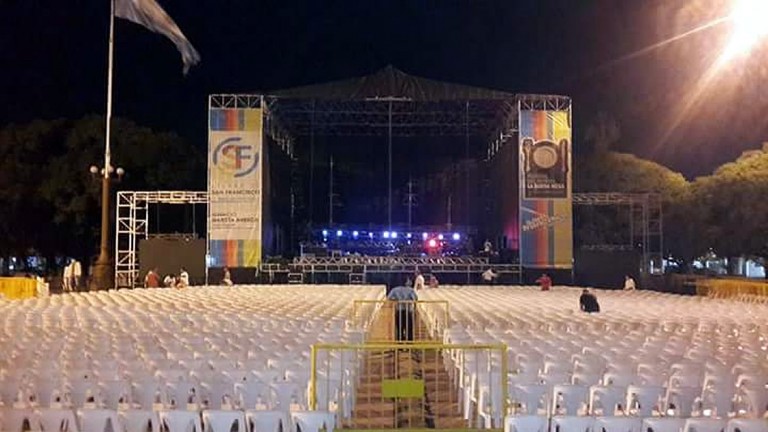 Todo listo para el show