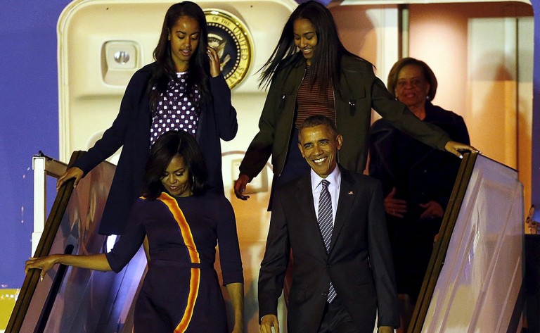 Barack Obama llegó a la Argentina
