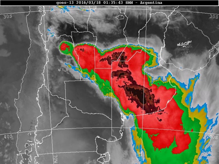 Se esperan fuertes lluvias para el centro del país