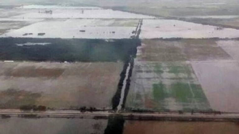 Importantes anegamientos en la zona rural de Sunchales