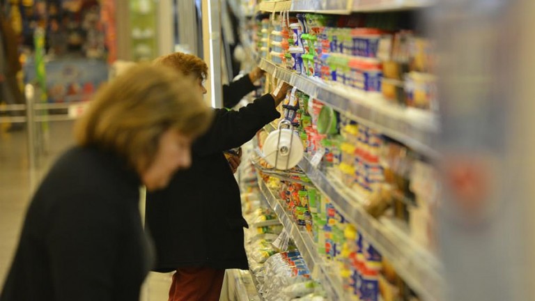 Los precios en el súper subieron 2,6% en julio