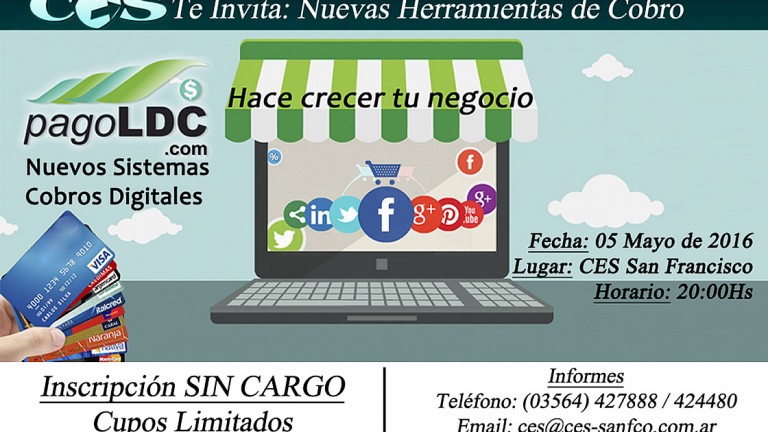 Charla en el CES: Nuevas Herramientas de cobro digital