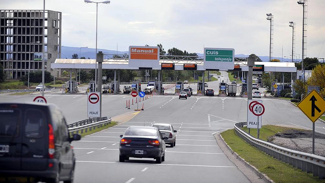 Los peajes de rutas nacionales aumentan un 200% desde este viernes