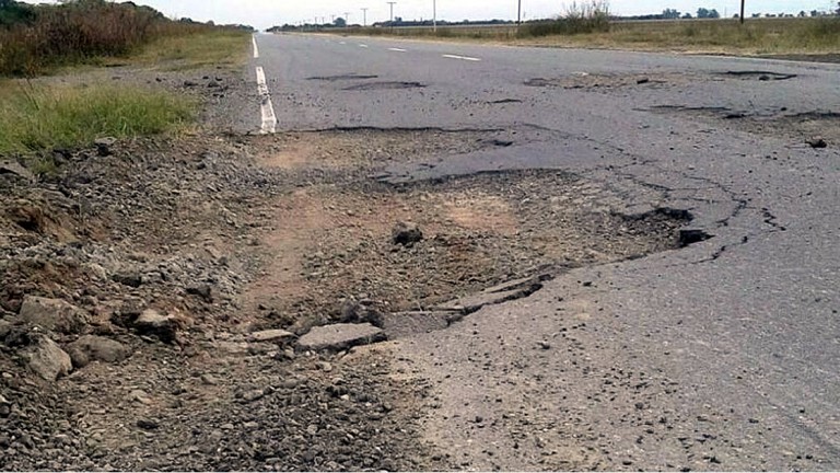 Numerosas rutas de Córdoba muestran un pésimo estado