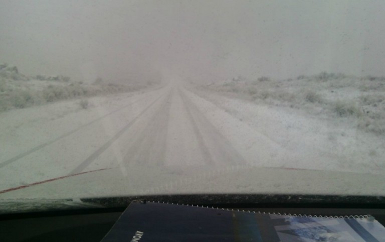 Nieve en las altas cumbres