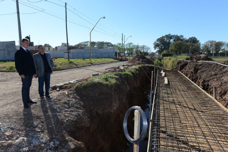 El intendente García Aresca supervisó los trabajos para la apertura de Av. Libertador (N)