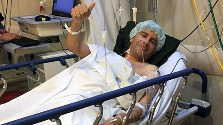 Juan Crotti se recupera del trasplante