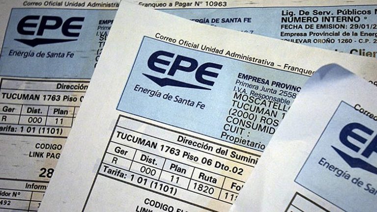 Santa Fe: La EPE congela sus tarifas hasta fin de año