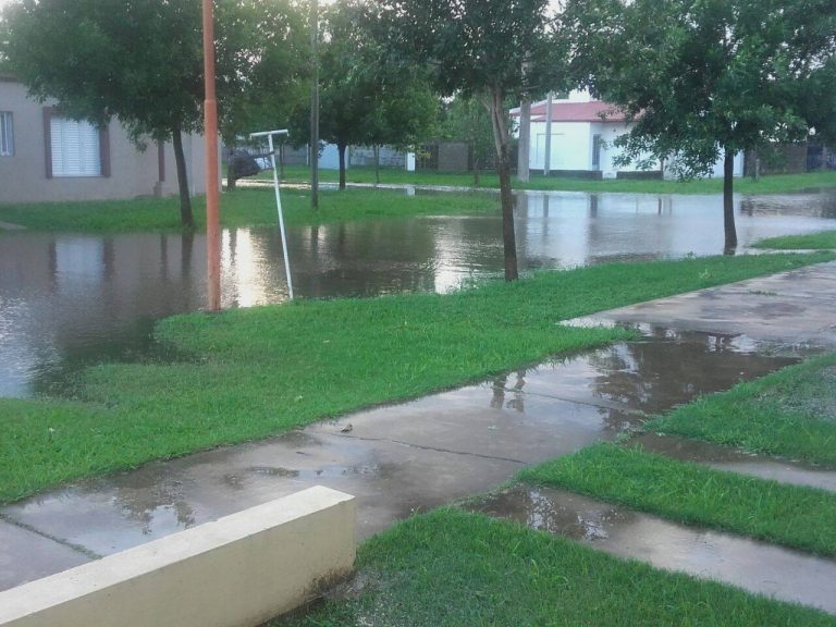 Fuerte temporal en Porteña y Brinkmann
