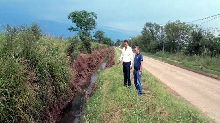 Desagües pluviales Cuenca Oeste: comenzó la importante obra de sistematización