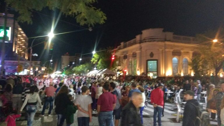 Fuerte operativo de seguridad en la peatonal