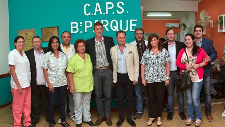 García Aresca habilitó el refuncionalizado dispensario de barrio Parque
