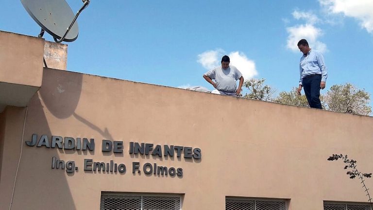 El intendente recorrió el jardín de infantes «Ing. Emilio F. Olmos»