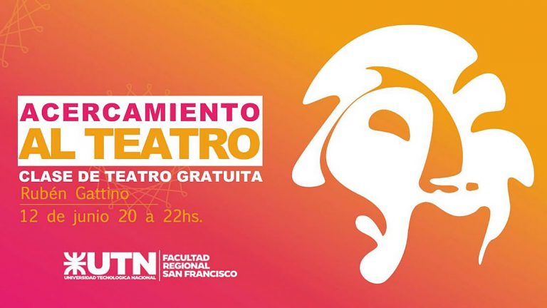 Se brindará en la UTN una clase gratuita de «Acercamiento al teatro»