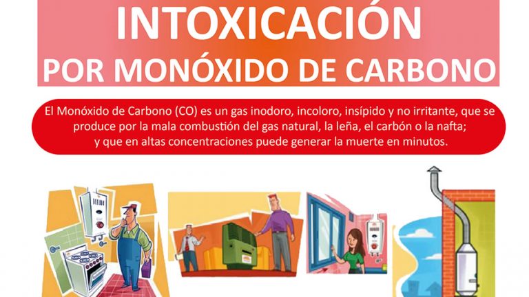 Recomendaciones para evitar intoxicación con monóxido de carbono