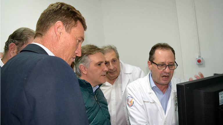Osvaldo Redolfi: «el tomógrafo le otorga un status al hospital muy importante»