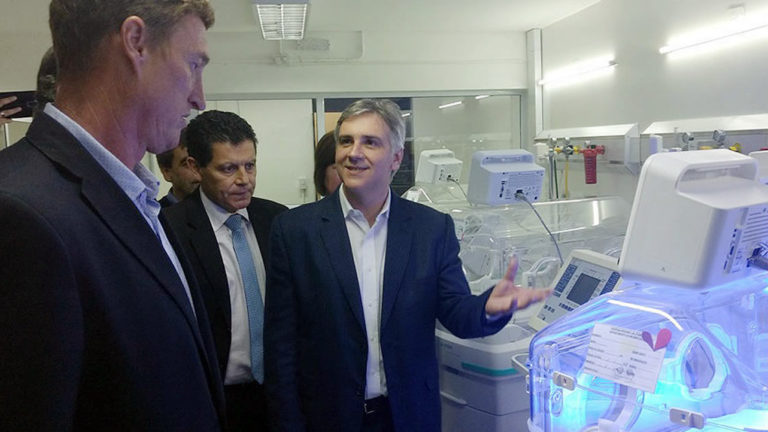 Inauguró la UTI NEO del Hospital Iturraspe