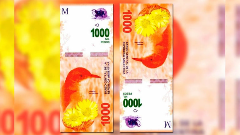 Llega el billete de $ 1.000: cuáles son las medidas de seguridad que tiene