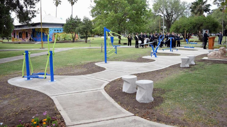 Inauguró la Plazoleta de la Salud
