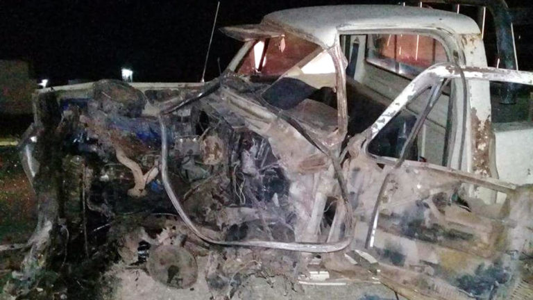 Choque frontal en Ruta 13 en cercanía de Clucellas