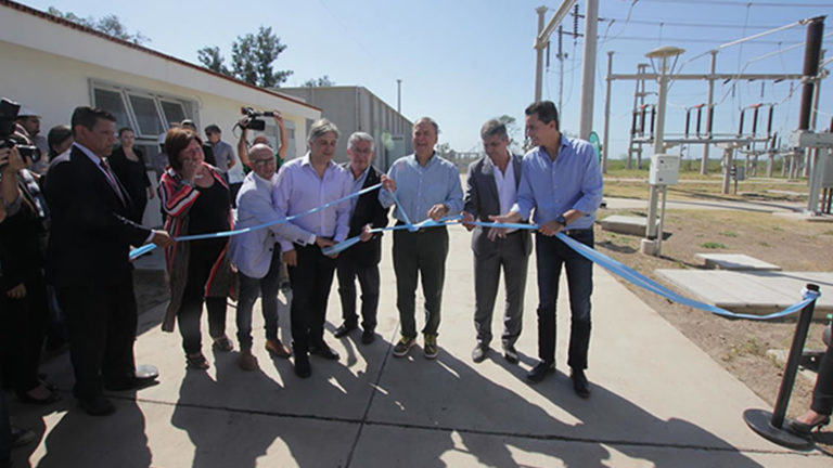 Morteros: Schiaretti inauguró una estación transformadora