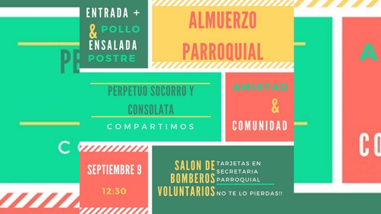 Almuerzo parroquial para compartir amistad y comunidad