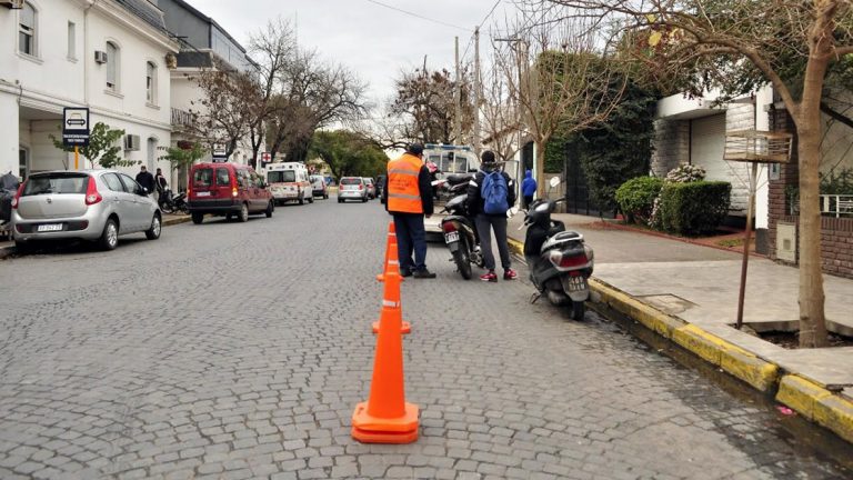 Personal de Seguridad Vial colaboró en la detención de un ladrón de una motocicleta