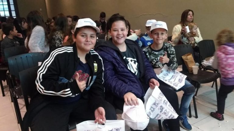 Los niños bancarios disfrutaron de Coco