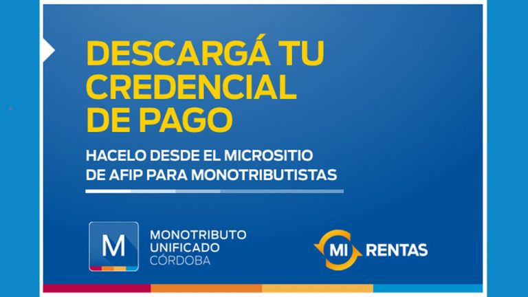 El viernes 20 vence el Monotributo Unificado Córdoba
