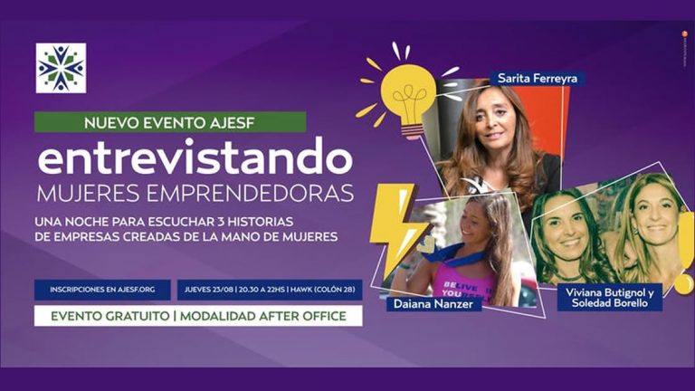 Entrevistando a mujeres emprendedoras, nuevo evento del AJESF