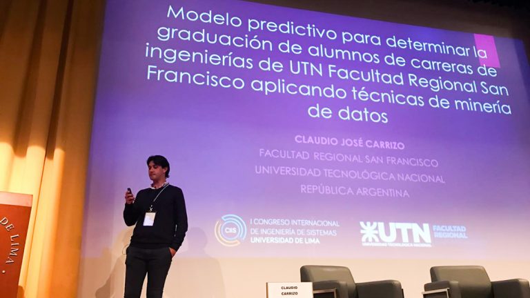 Investigador de la UTN presentó un artículo en un Congreso en Perú