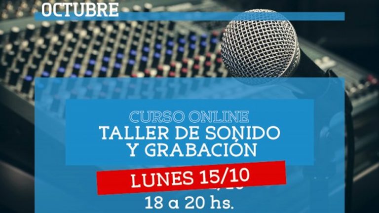 UTN dictará un curso online de sonido y grabación