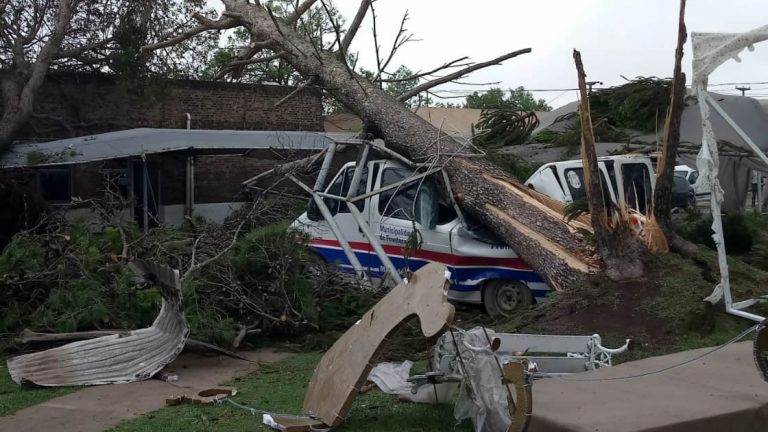 Frontera: También sufrió el paso de la tormenta