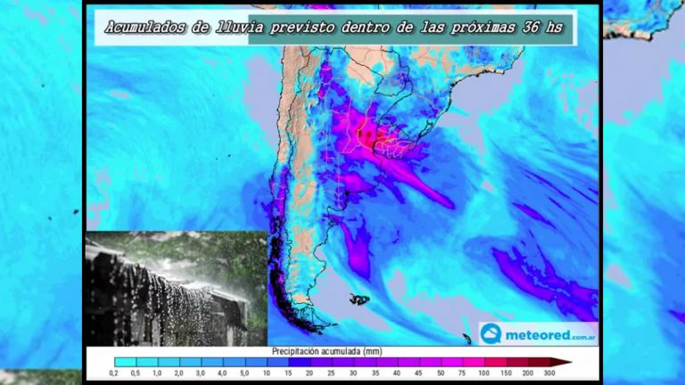 Un informe especial advierte por lluvias abundantes sobre regiones del centro