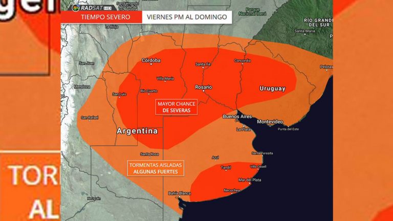 Fin de semana con tormentas