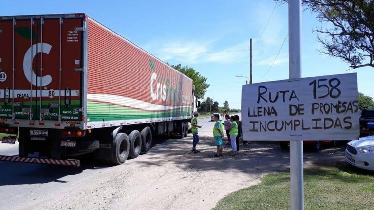 Ruta Nº 158: Continúa el reclamo de vecinos autoconvocados