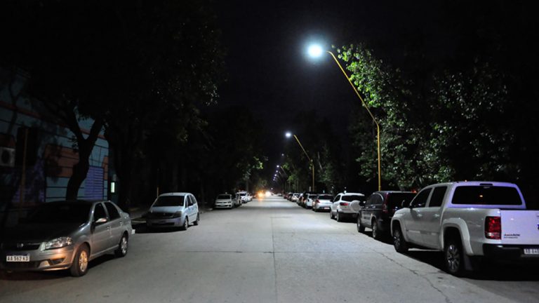 Quedó inaugurada luminaria led en calle San Lorenzo
