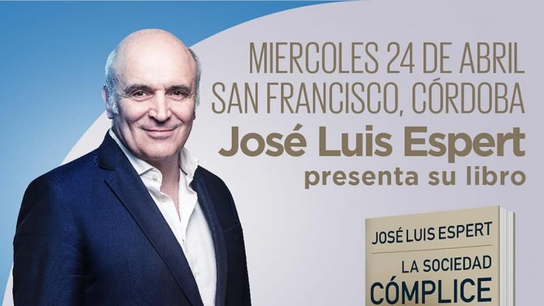 El economista José Luis Espert disertará en la ciudad