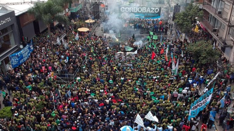 50 años del Cordobazo: cerca de 40.000 personas participaron del acto