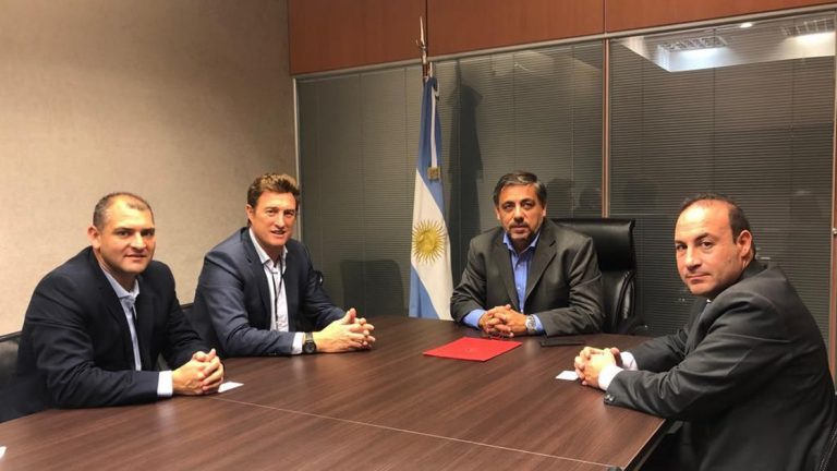 El intendente García Aresca se reunió con autoridades nacionales
